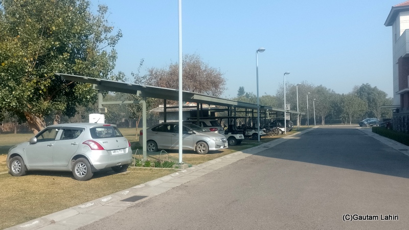 Soka Bodhi Tree garden parking, Gurgaon by gautam lahiri