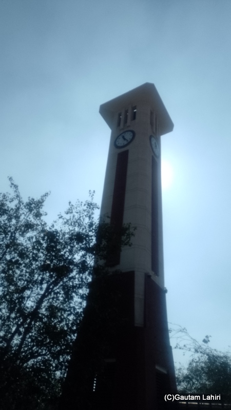The Watch Tower at Soka Bodhi Tree Garden complex, Gurgaon by gautam lahiri