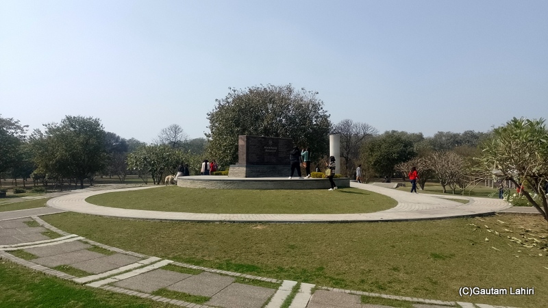 The World Peace Monument at Soka Gakkai Tree Garden by gautam lahiri