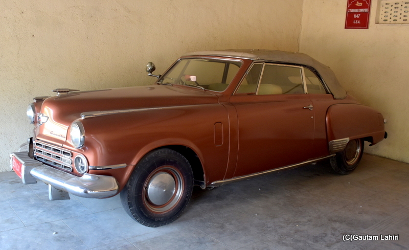 1947 Studebaker Convertible at the Orchard Palace, Gondal, Gujarat by gautam lahiri