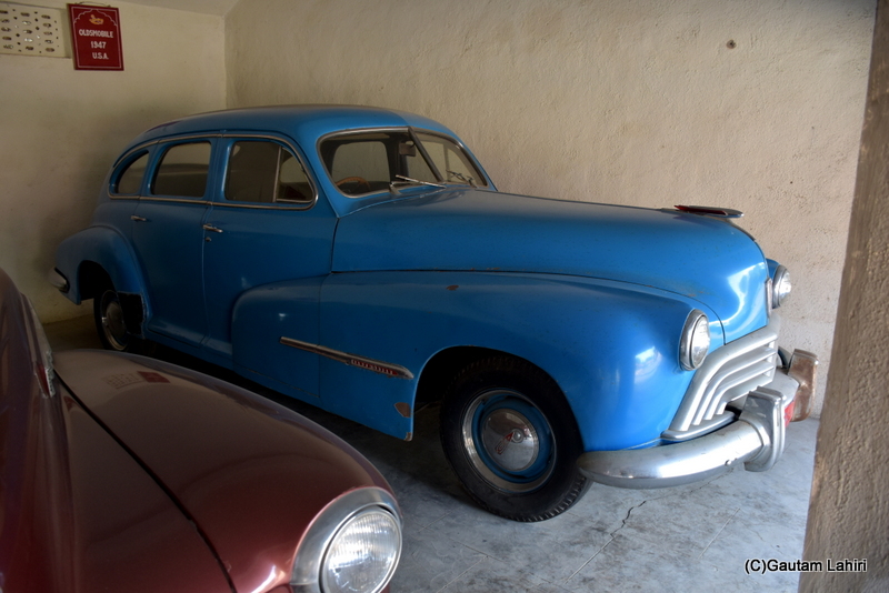 1947 Oldsmobile at Orchard Palace, Gondal Gujarat by gautam lahiri