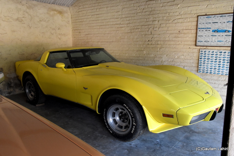 The iconic 1978 Chevrolet Corvette at Orchard Palace, Gondal, Gujarat by gautam lahiri