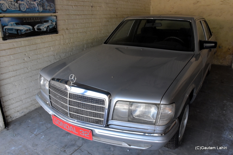 1987 Mercedes Benz 560 SEL at Orchard Palace, Gondal by gautam lahiri