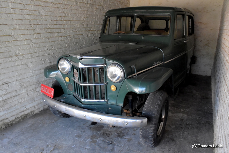 1960 Willys Station Wagon at Orchard Palace, Gondal, Gujarat by gautam lahiri