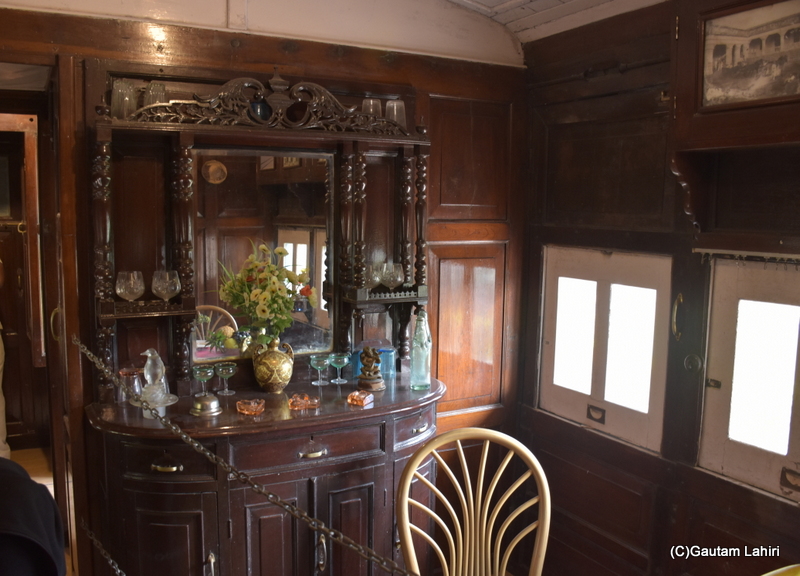 Replete with wines and beverages, the Royal family must have had fascinating discussions aboard the carriage at Orchard Palace, Gujarat by gautam lahiri