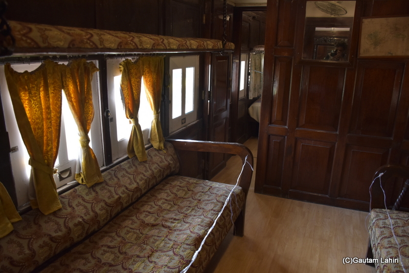 The dining room extension of the bar moving towards the Royal quarters in the saloon at Gondal by gautam lahiri