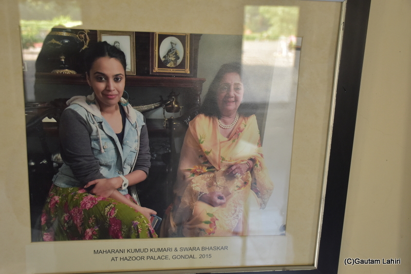 Moments - Indian actress and Maharani Kumud Kumari at Orchard Palace, Gondal by gautam lahiri