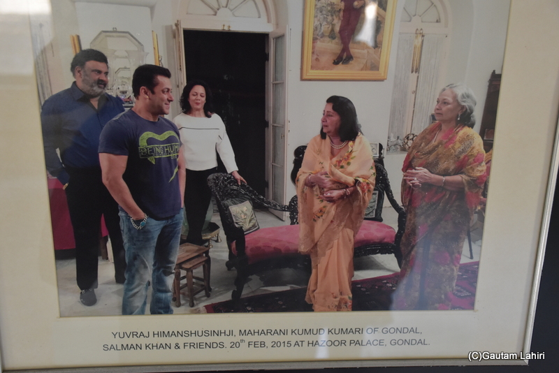 Moments - Indian actor with Maharani Kumud Kumari at Orchard Palace, Gondal by gautam lahiri