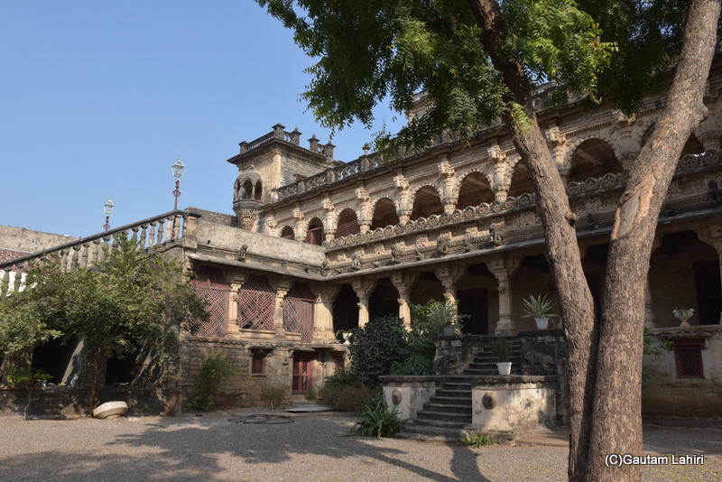 We begin our journey through the inner chambers of the palace located on the southwestern side of the expansive grounds of Naulakha Palace in Gondal. by gautam lahiri 
