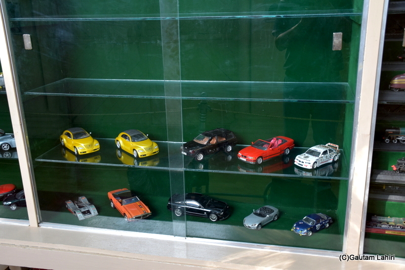The car section, real life models of a Chrysler PT Cruiser, BMW, and Ferrari Dino among others will stop dead any toy lover on their tracks at Naulakha Palace by gautam lahiri
