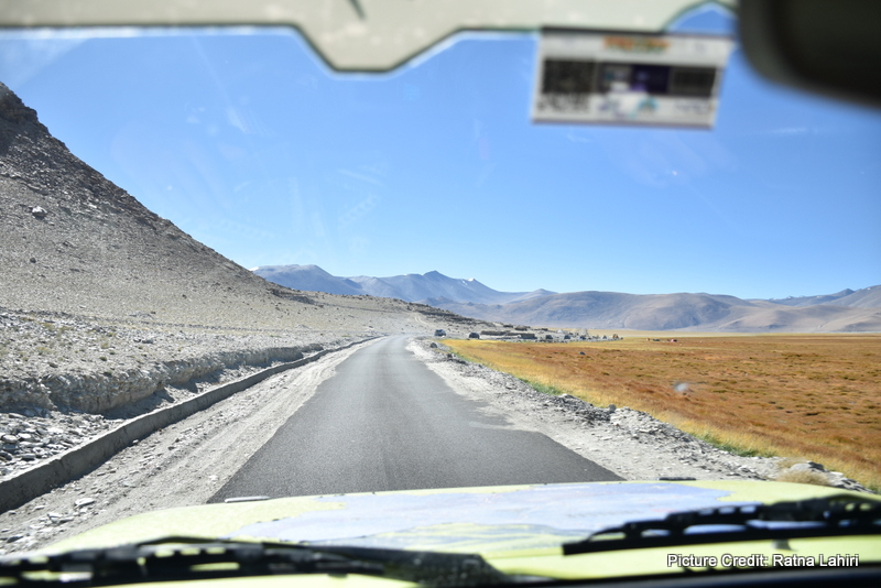 The Zanskar hill range by gautam lahiri