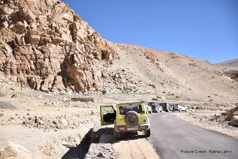 Puga hot spring area by gautam lahiri