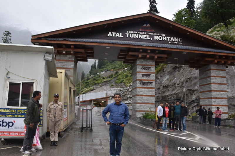 Atal tunnel corridor by Ratna Lahiri