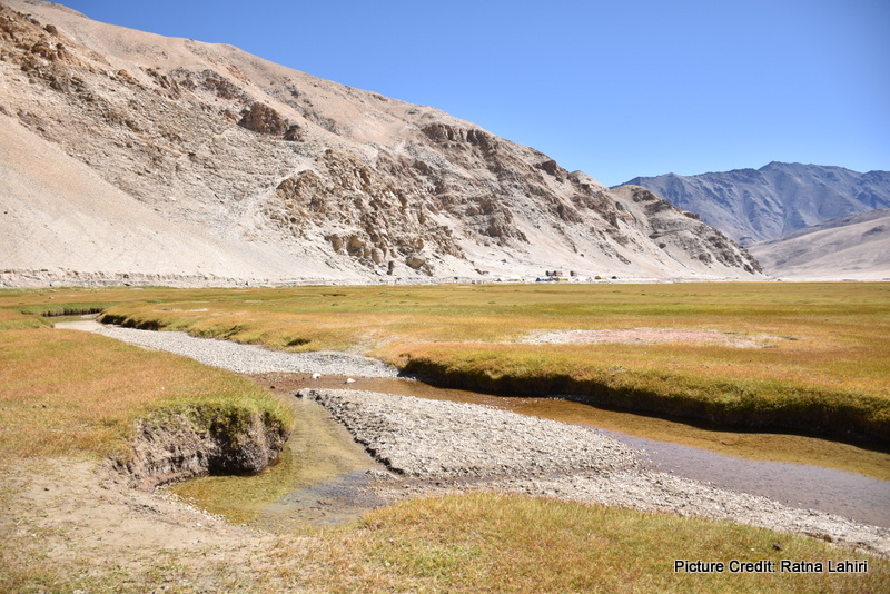 Puga hot springs by gautam lahiri