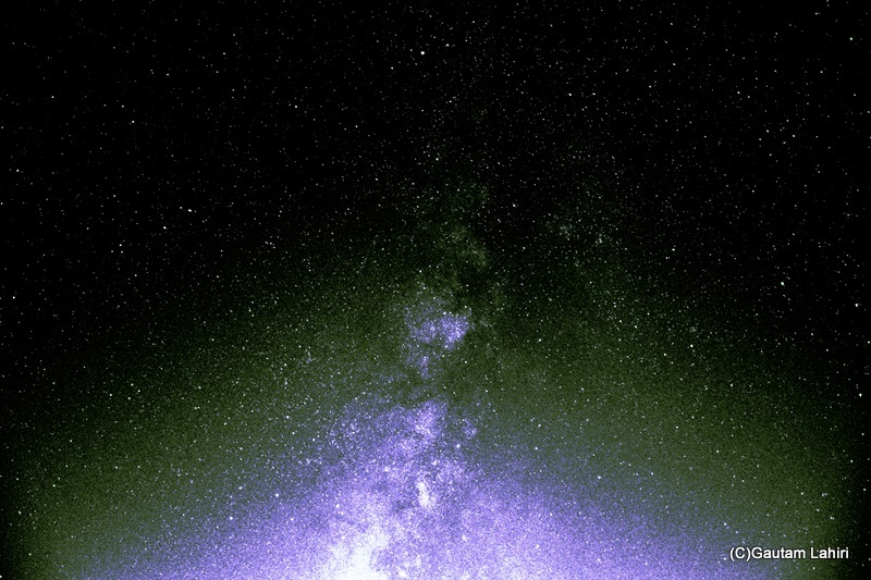 Milkyway galaxy at 10 pm IST by gautam lahiri