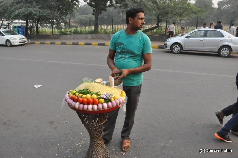 A Mixture vendor of New Delhi by gautam lahiri
