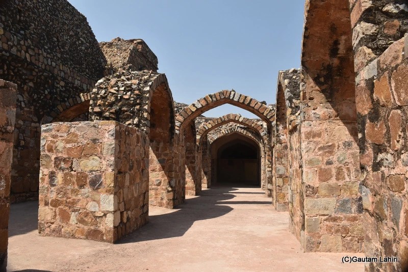 Broken soldiers Quarters Purana Qila or fort New Delhi by gautam lahiri