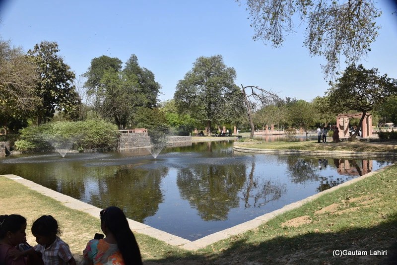 Arrested Mughal Pavilion, Sunder Nursery New Delhi by gautam lahiri