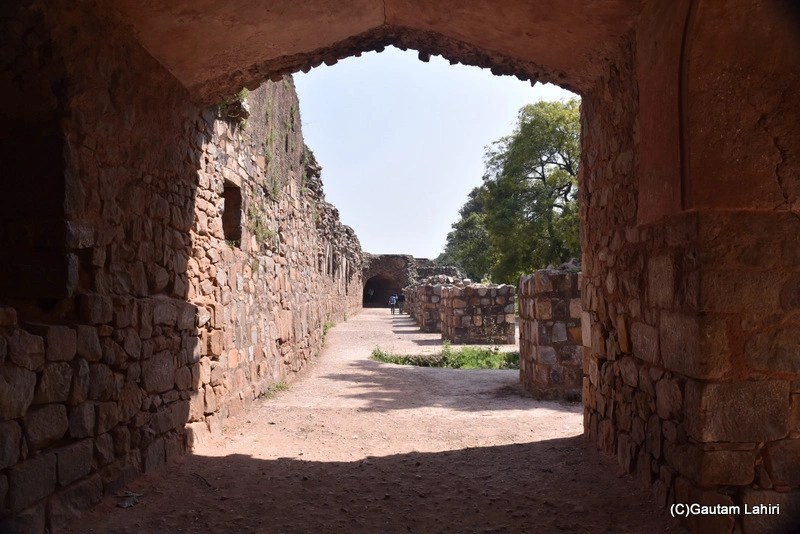 The fort rooms of Purana Qila or fort, New Delhi by gautam lahiri