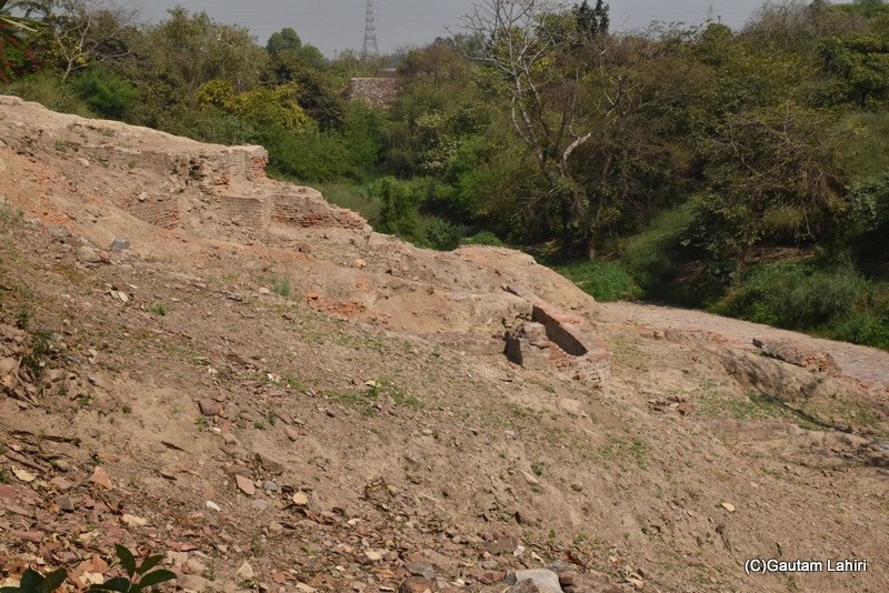 Excavation site, Purana Qila, or fort New Delhi by gautam lahiri