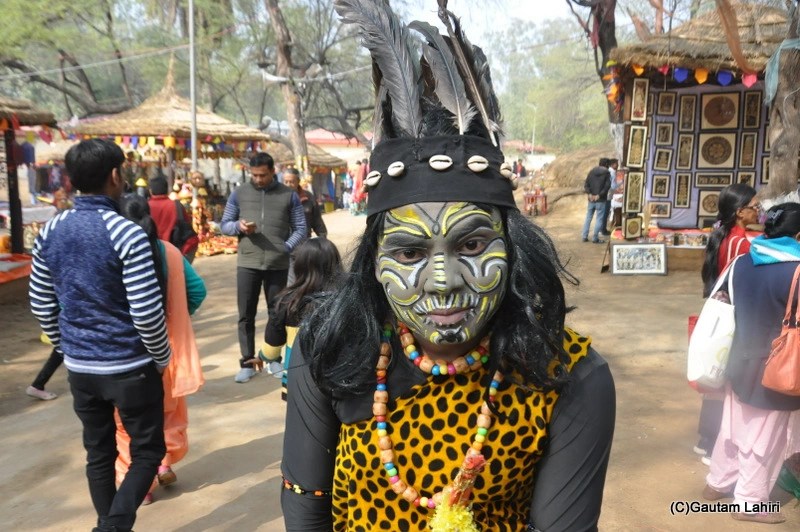 SurajKund, faridabad Intenational Exhibition tribal dancer by gautam lahiri