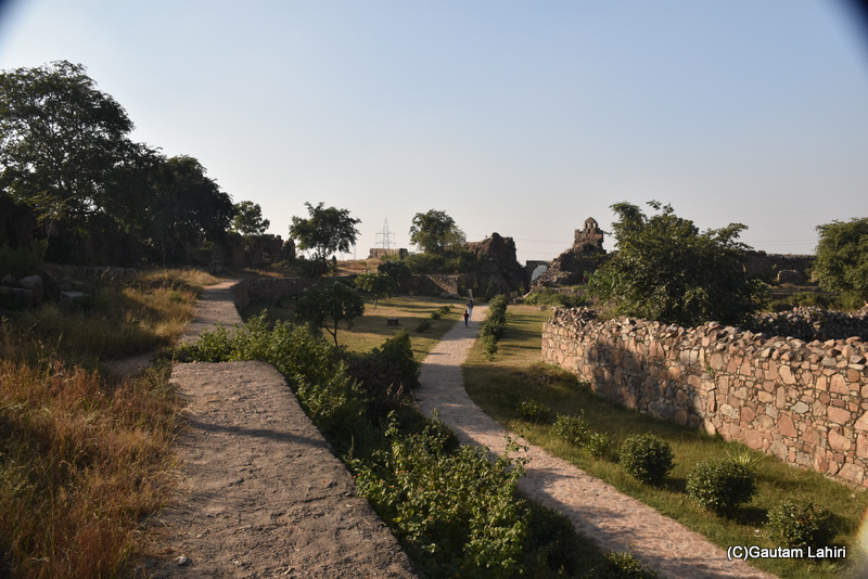 Adilabad Fort, near Tughlaqabad Fort in South Delhi by gautam lahiri