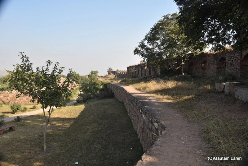 Adilabad Fort, near Tughlaqabad Fort in South Delhi by gautam lahiri