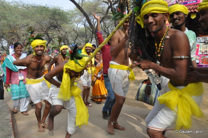 Various tribes at SurajKund Exhibition by gautam lahiri