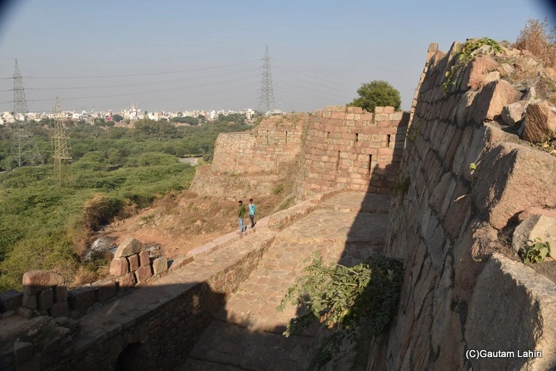 Adilabad Fort, near Tughlaqabad Fort in South Delhi by gautam lahiri