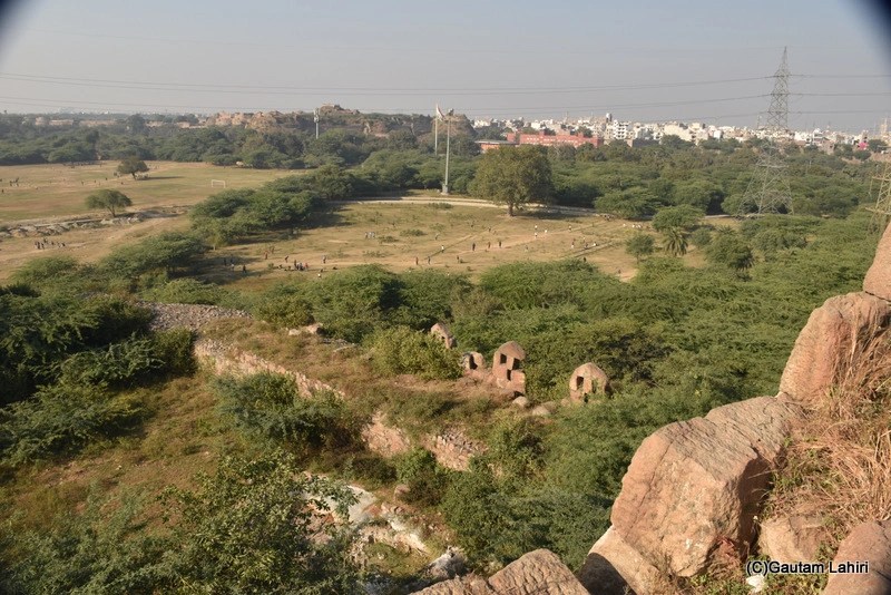 Adilabad Fort, near Tughlaqabad Fort in South Delhi by gautam lahiri