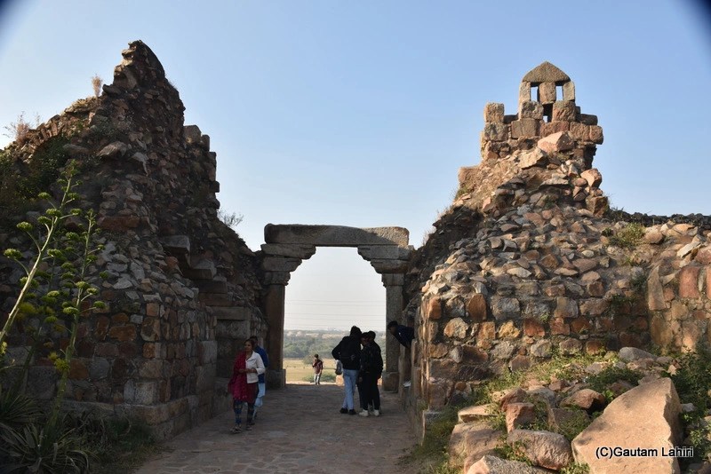 Adilabad Fort, near Tughlaqabad Fort in South Delhi by gautam lahiri