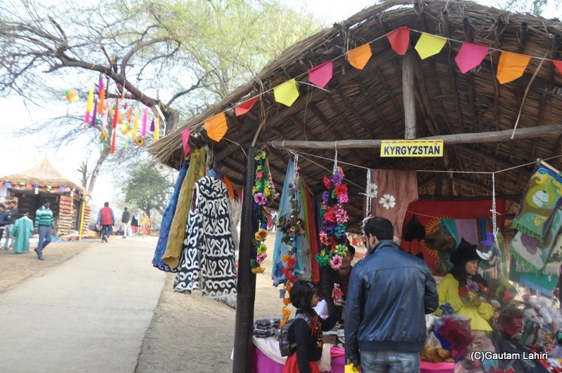 Central Asian handicraft items at SurajKund Exhibition by gautam lahiri
