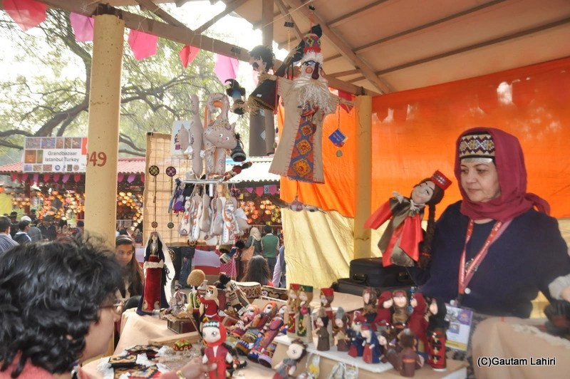 Central Asian handicraft items at SurajKund Exhibition by gautam lahiri
