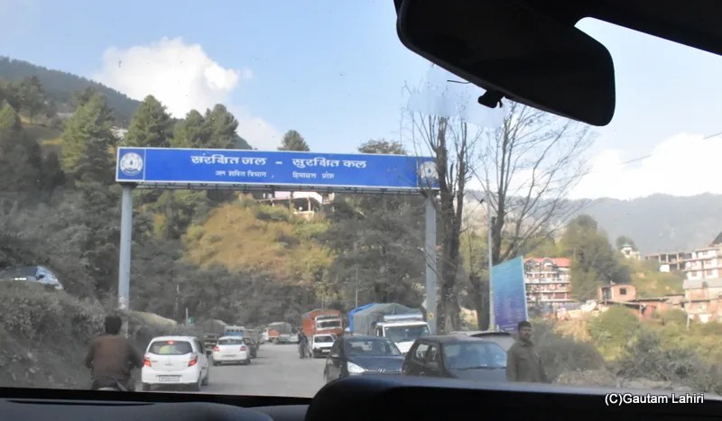 Rampur Saharan Road in Himachal Pradesh by gautam lahiri