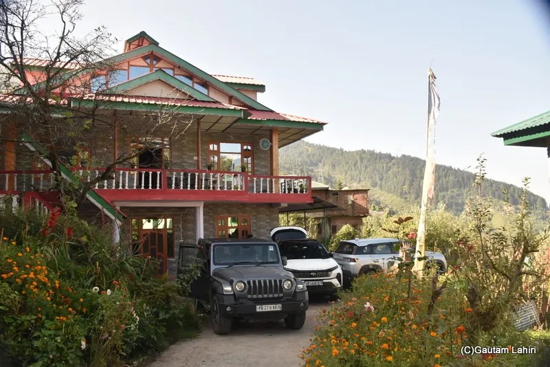 Our homestay at Saharan in Himachal Pradesh by gautam lahiri
