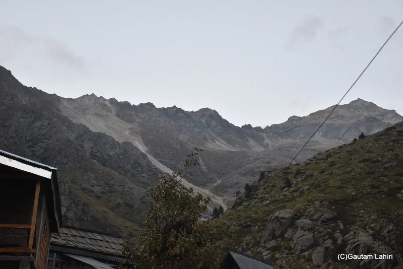 Rugged terrain of Rakchham to Chutkul in Himachal Pradesh by gautam lahiri