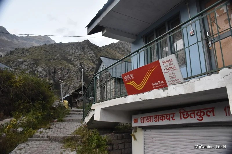 Rugged terrain of Rakchham to Chutkul in Himachal Pradesh by gautam lahiri