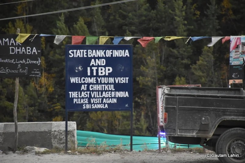 Rugged terrain of Rakchham to Chutkul in Himachal Pradesh by gautam lahiri