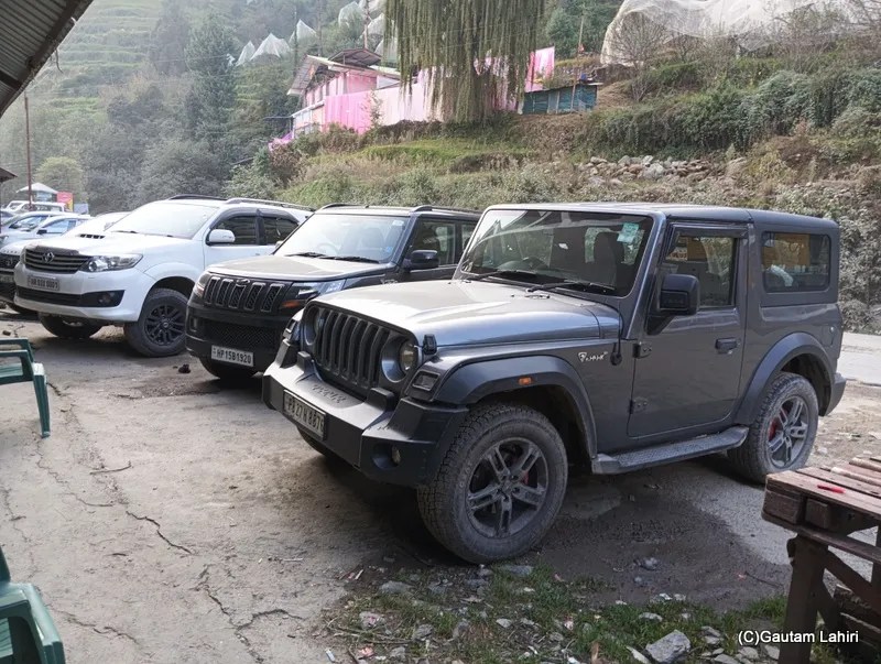 Rugged terrain of Rakchham to Chutkul in Himachal Pradesh by gautam lahiri