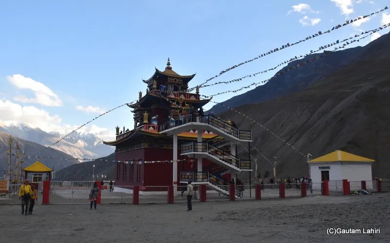 The Gue Monastery, Spiti Valley in Himachal Pradesh by gautam lahiri